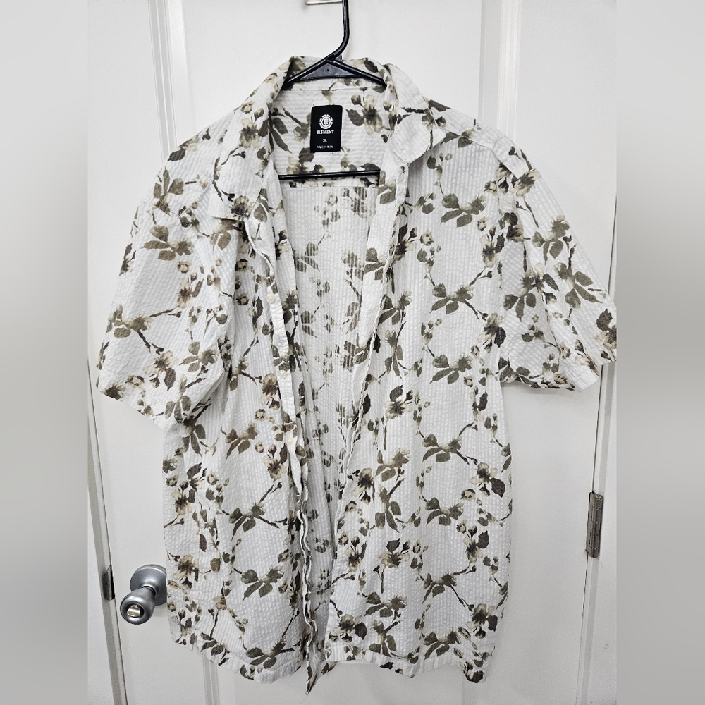 Element Mens Button Up Shirt XL